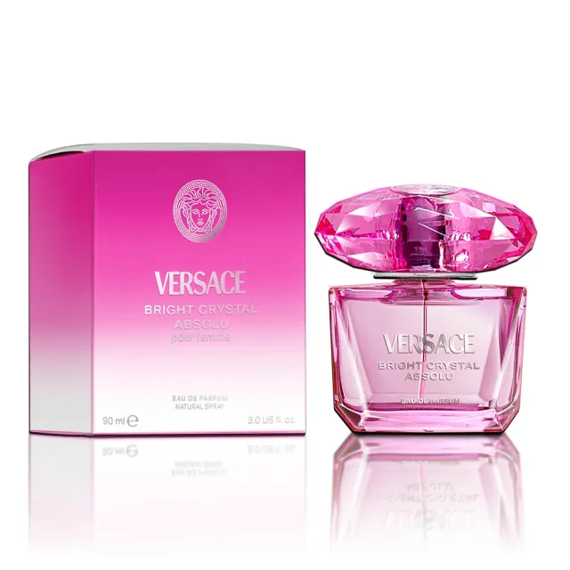 【VERSACE 凡賽斯】絕對.香戀水晶女性淡香精 90ML(專櫃公司貨)
