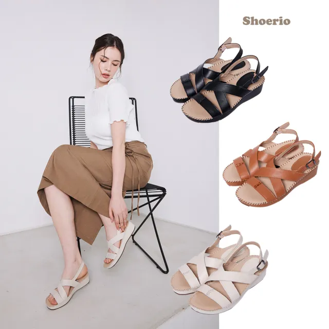 韓國Shoerio手工牛皮涼鞋零碼夏殺