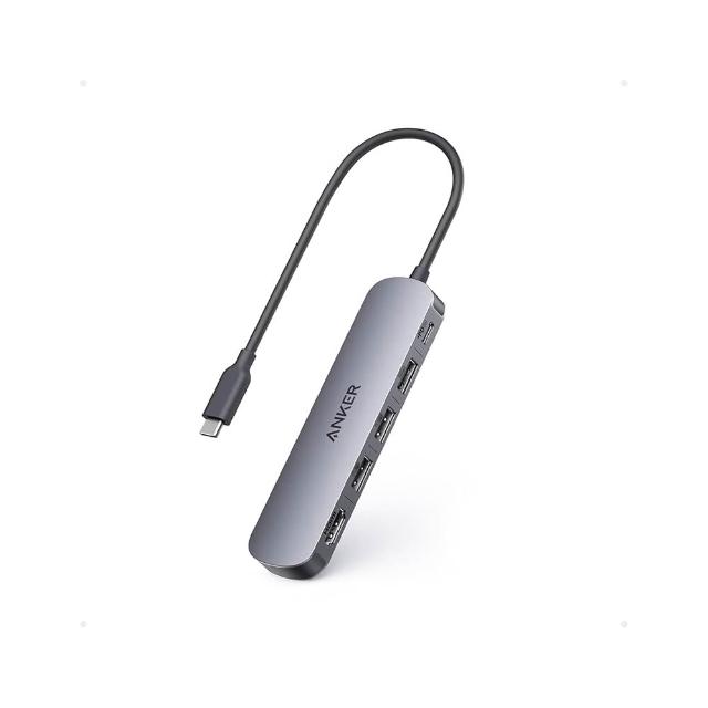 【ANKER】官方授權直營 A8357 USB-C Hub 5-in-1 多功能集線器(4K HDMI/5Gbps高速傳輸/支援手機/平板/筆電)