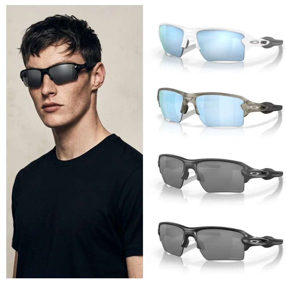 【Oakley】FLAK 2.0 XL 偏光運動太陽眼鏡(OO9188 多色任選)