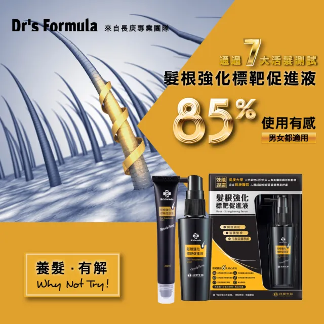 【Dr’s Formula 台塑生醫】髮根強化標靶促進液3D滾珠x2