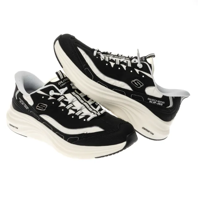【SKECHERS】男鞋 休閒系列 休閒鞋 瞬穿舒適科技 CONTOUR FOAM - COZY FIT (232642BKW)