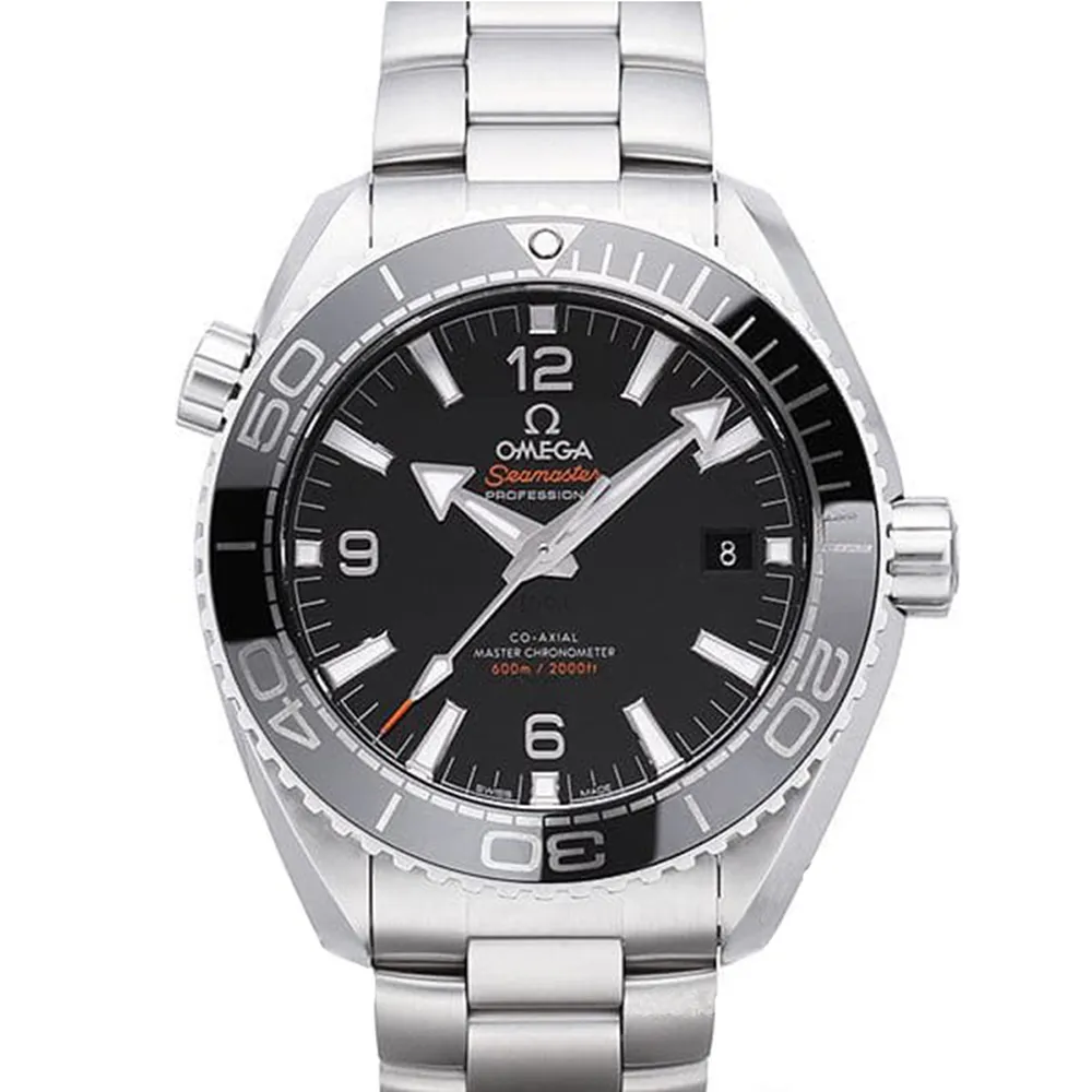 【OMEGA 歐米茄】海馬 Planet Ocean 600米潛水機械錶x黑面x43.5mm(215.30.44.21.01.001)