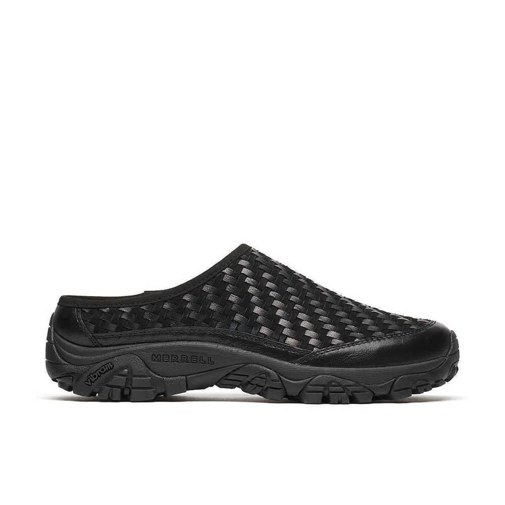 【MERRELL】Moab 2 Slide Ltr Woven Se 男女 休閒鞋 穆勒鞋 黑(ML2032949)
