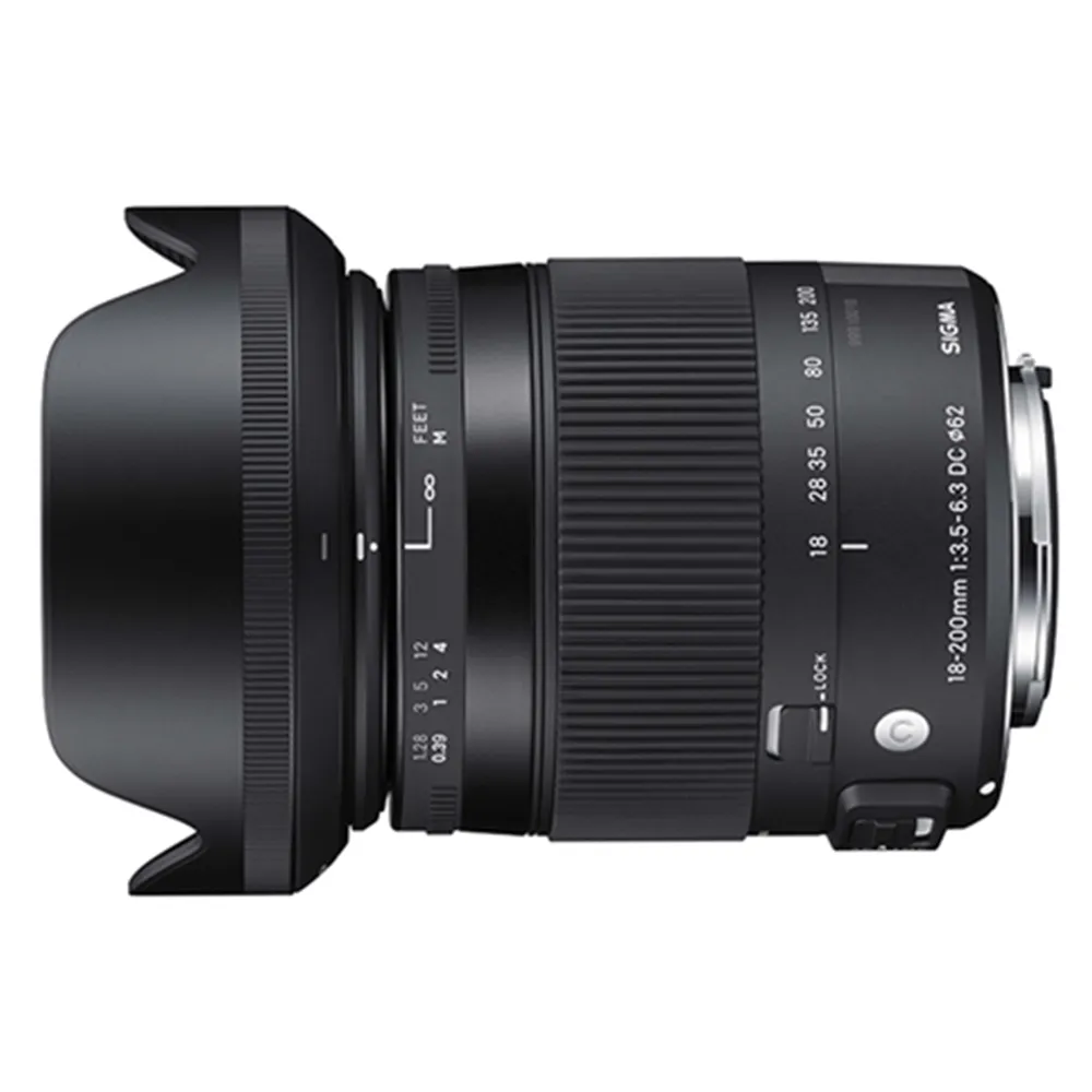 【Sigma】18-200mm F3.5-6.3 DC Macro OS HSM變焦鏡頭(公)+【Sigma】 62mm保護鏡(UV 撥水 防靜電)