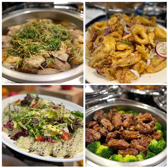 台中震大金鬱金香酒店|禾憶餐酒館★平日午餐海陸吃到飽(假日午/晚+250)-豪華升級海味必吃!