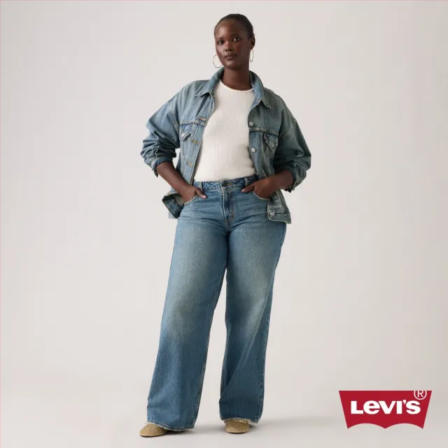 【LEVIS】Low Loose低腰寬鬆牛仔褲 女生牛仔褲 人氣新品 A5566-0028