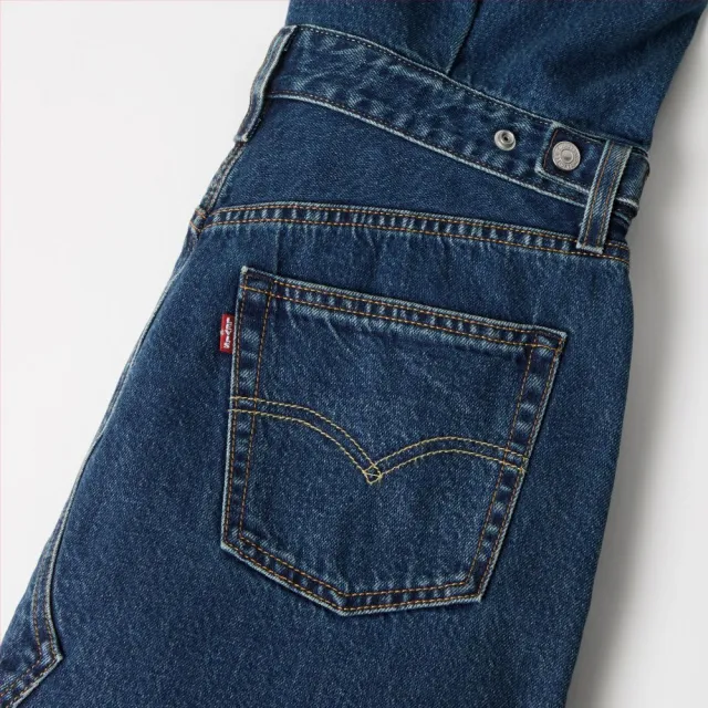 【LEVIS】長袖A字西部風格洋裝 女生上衣 人氣新品 005NZ-0003