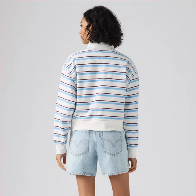 【LEVIS】四分之一拉鍊上衣 / 大學T 女生上衣 熱賣單品 005IJ-0014