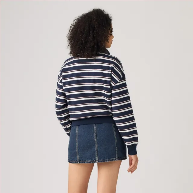 【LEVIS】四分之一拉鍊上衣 / 大學T 女生上衣 熱賣單品 005IJ-0011
