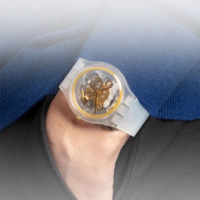 【SWATCH】MY TIME 經典手錶/男錶/女錶/瑞士製造 SVIZ102-5300(41mm)