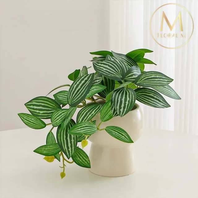 【Floral M】室內清新翡翠小精靈20cm仿真植栽含花器(人造植栽/仿真樹/室內佈置/居家裝飾/桌上型植栽)