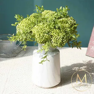 【Floral M】居家裝飾小米果仿真花花材3入組(人造花/仿真花/假花/花藝DIY/裝飾花材)