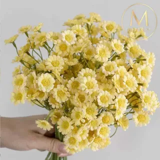 【Floral M】法式野餐洋甘菊仿真花花材1入組(人造花/仿真花/假花/花藝DIY/裝飾花材)