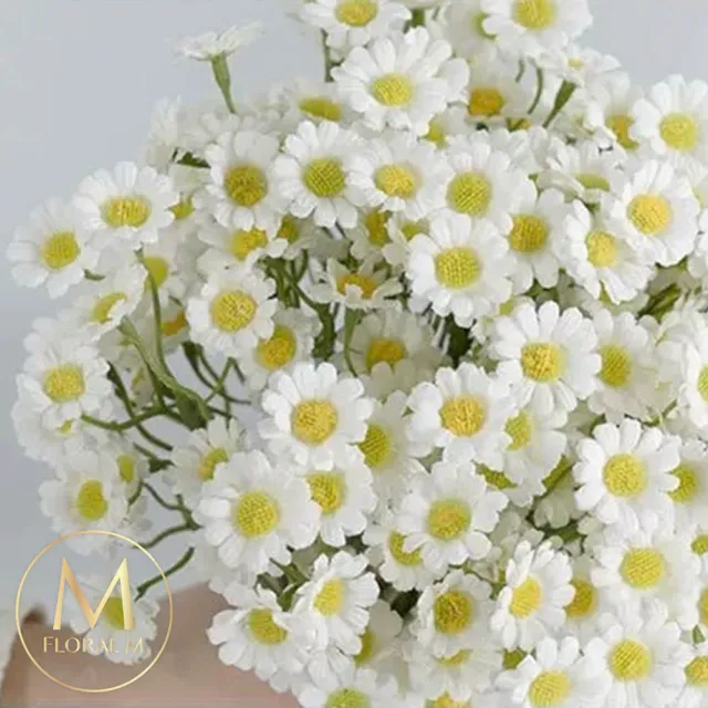【Floral M】法式野餐洋甘菊仿真花花材1入組(人造花/仿真花/假花/花藝DIY/裝飾花材)