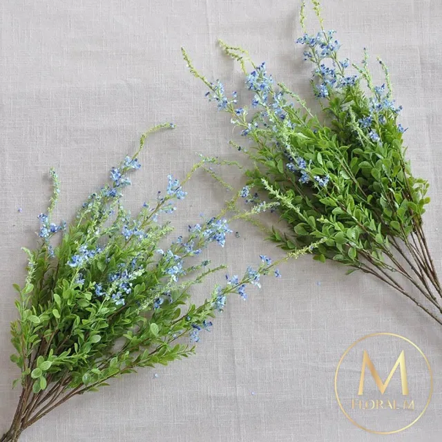 【Floral M】法式鄉村田園鼠尾草仿真花花材1入組(人造花/仿真花/假花/花藝DIY/裝飾花材)