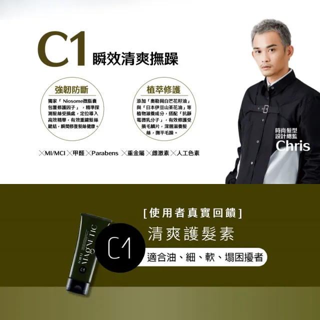 【FORTE】台塑生醫小磁瓶 Magnetic護髮素150g 二入組(2款任選)