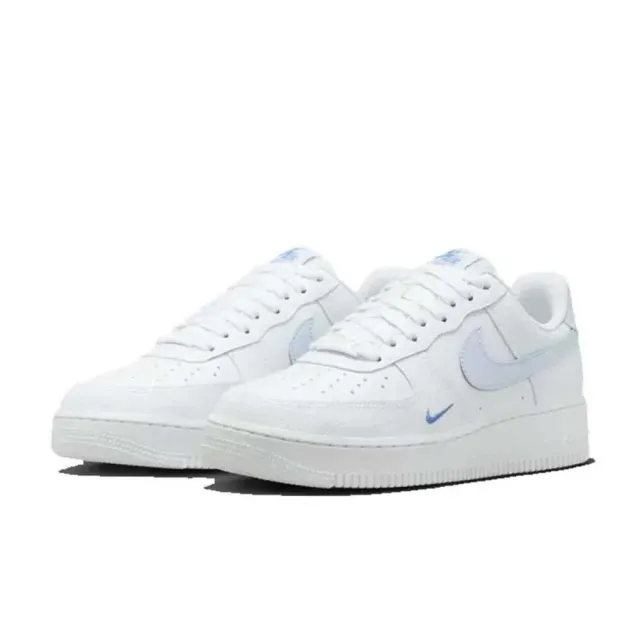 【NIKE 耐吉】W Air Force 1 Low 07 刺繡小藍勾 小雙勾 荔枝皮 休閒鞋 女鞋 HV2511-100
