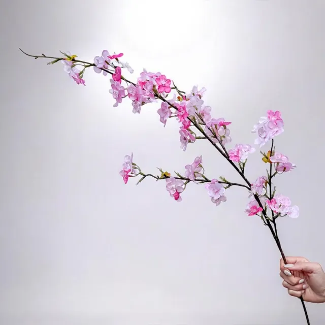 【Floral M】上野初戀粉櫻花仿真花花材1入組(人造花/仿真花/假花/花藝DIY/裝飾花材)