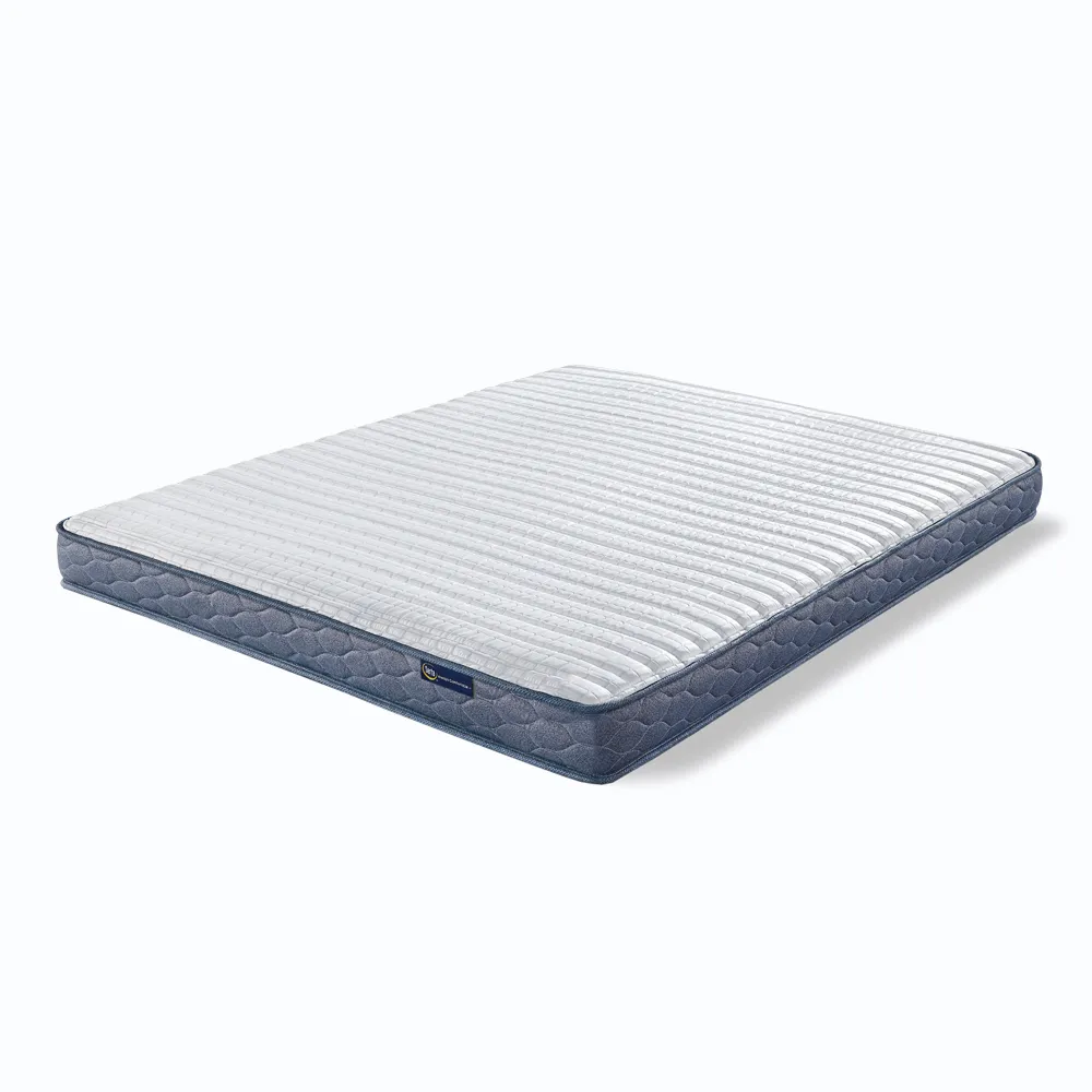 【Serta 美國舒達床墊】SleepTrue 費爾班克斯 薄型獨立筒床墊-雙人加大6x6.2尺(舒適涼感纖維)