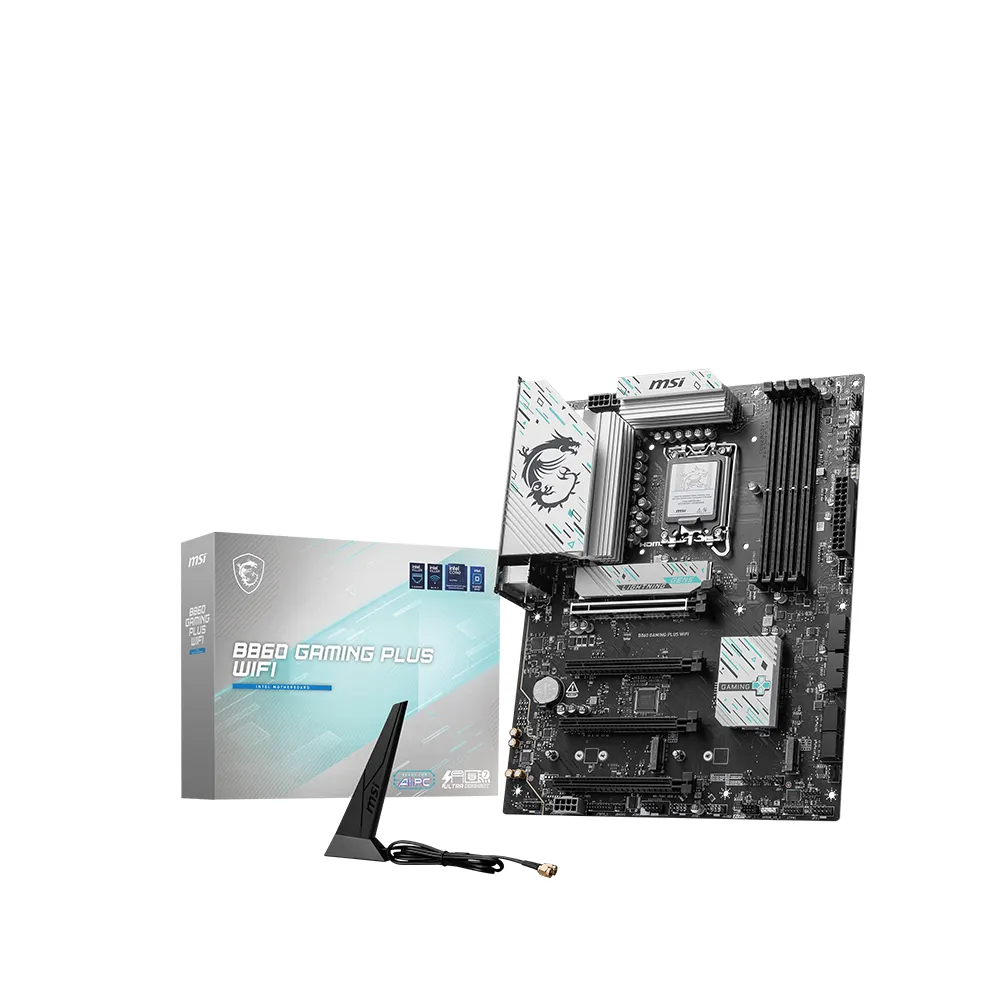 【MSI 微星】B860 GAMING PLUS WIFI DDR5 主機板+Intel Core Ultra 5 245KF