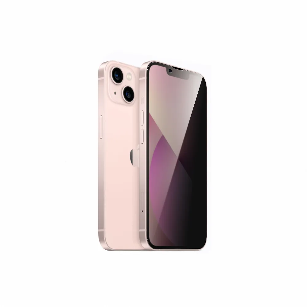 【宇宙殼】iPhone 13 mini 全滿版9H靜電型防塵網防窺保護貼