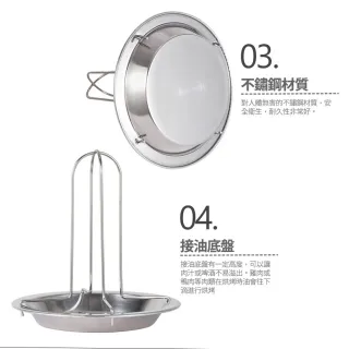 露營中毒本鋪 CLS不鏽鋼烤雞架 烤雞盤 桶仔雞架 露營烤雞架 戶外烤雞架 營火烤雞架