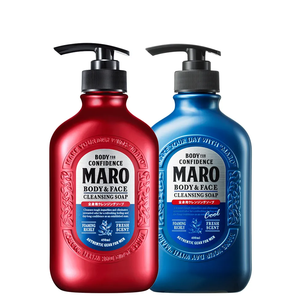 【MARO】終極秒感!全效沐浴乳 兩款任選(一般450ml/酷涼400ml)