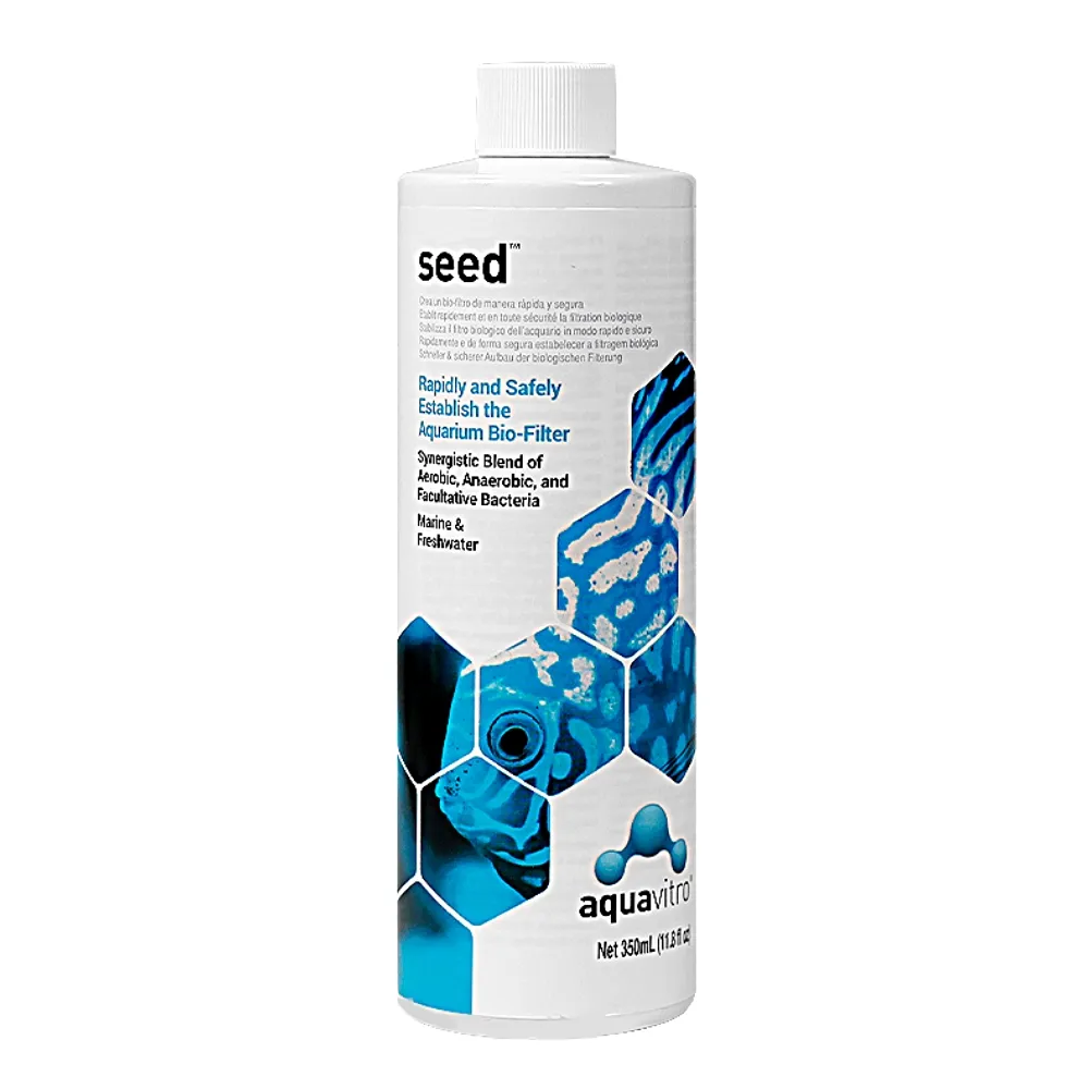 【Seachem 西肯】專業級全效硝化菌350ml快速建立硝化系統seed/美國原裝進口(淡海水觀賞魚魚缸使用N7701)
