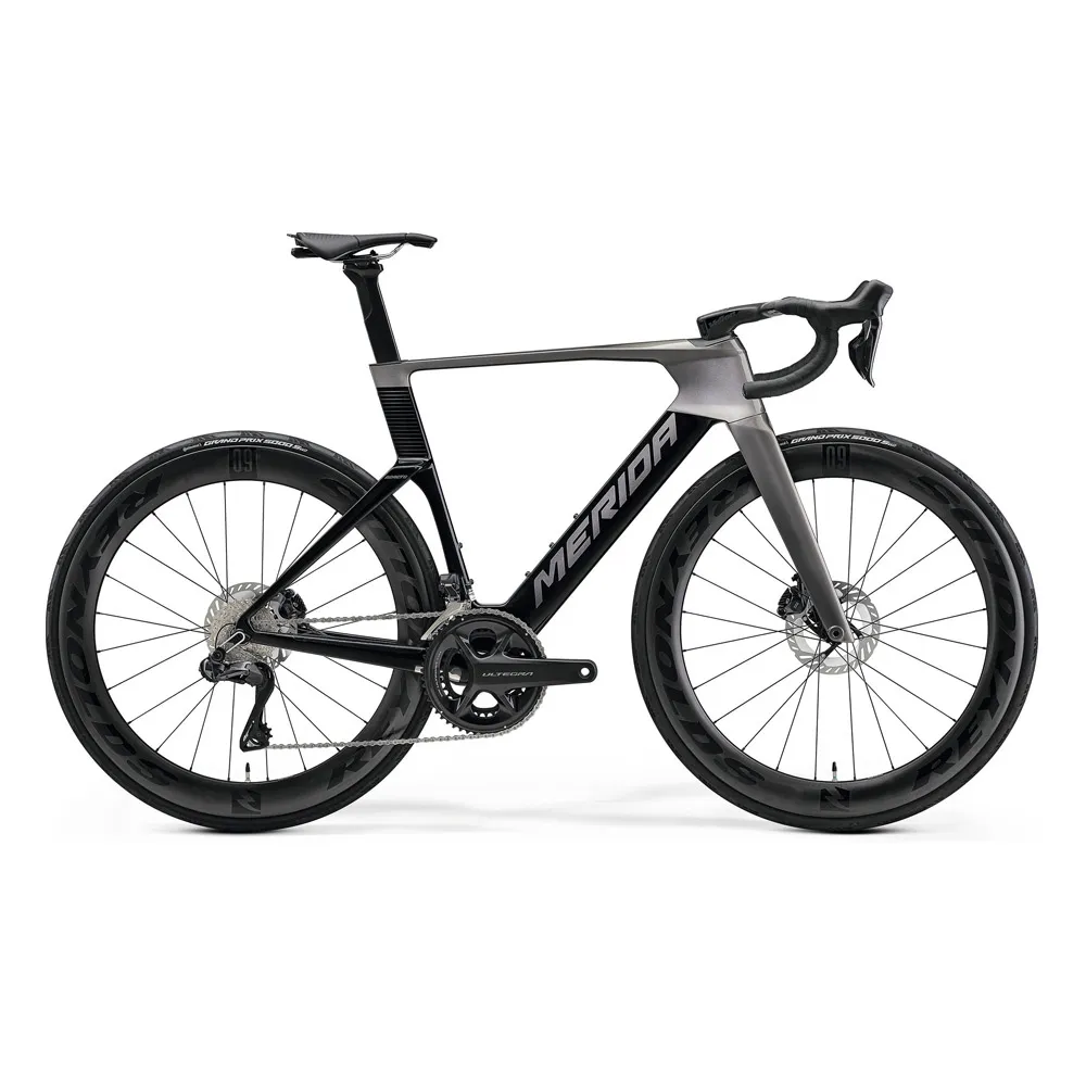 【MERIDA 美利達】銳克多REACTO 8000 CH版 低風阻空氣動力碳纖跑車(無附踏板/輕齒比50-34/電變/公路車)