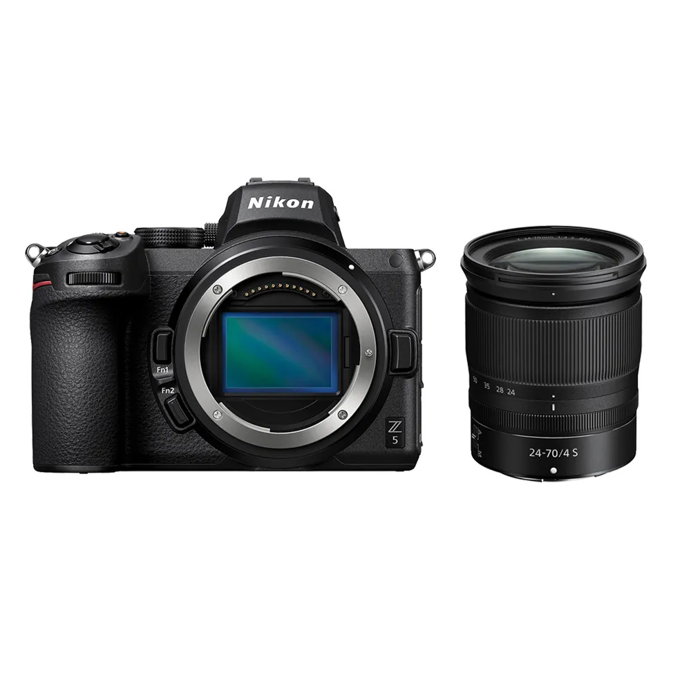 【Nikon 尼康】Z5+Z24-50mm+Z50-250mm雙鏡組(平行輸入)