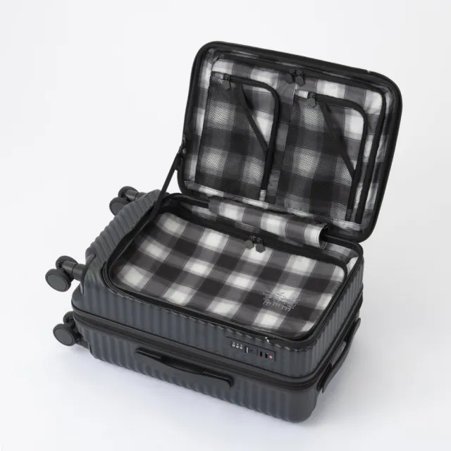 【ACE BAGS&LUGGAGE】22吋 KOKONT雙向開蓋紋樣內裏登機箱(多色可選 05511)