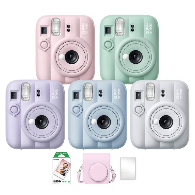 【FUJIFILM 富士】instax mini 13 拍立得相機 原廠公司貨(送皮套10張底片組合)