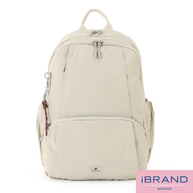 【iBrand】雙11 輕柔LIGHT雙層拉鍊後背包 輕量 大容量(防潑水 多色任選)