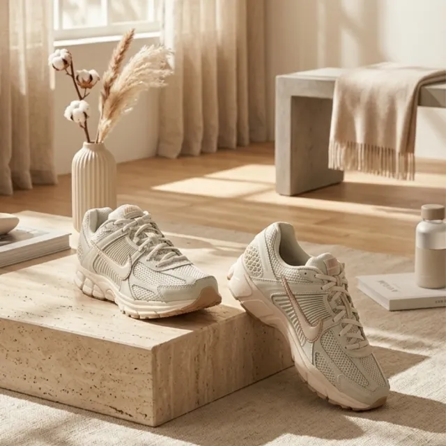 【NIKE 耐吉】運動鞋 慢跑鞋 休閒鞋 V5 W NIKE ZOOM VOMERO 5 女鞋 男鞋 液態銀 白灰銀 多款(HF7723-100&)