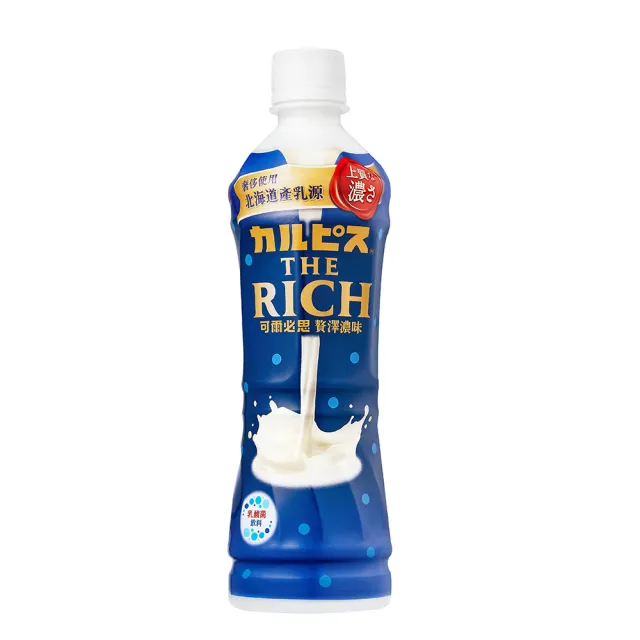 【ASAHI 朝日】官方直營 可爾必思贅澤濃味乳酸菌飲料500mlx24入/箱(奢華系可爾必思 TQF微笑標章)