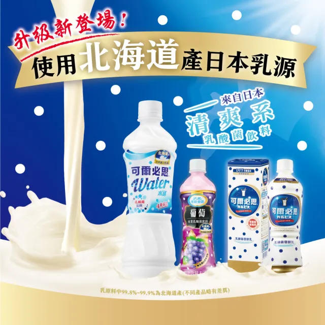 【ASAHI 朝日】官方直營可爾必思水語乳酸菌飲料500ml x24入/箱(清爽的酸甜美味)