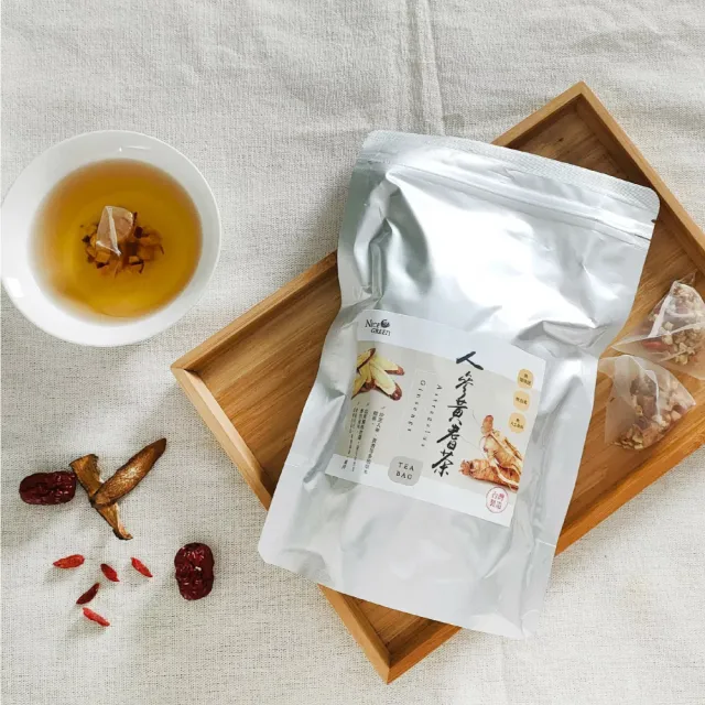 【NICE GREEn 美蔬菜】美蔬菜3入+人參黃耆茶1包(生菜 沙拉 萵苣 人參 黃耆茶)