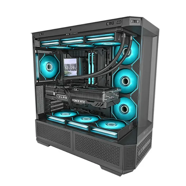 【Thermaltake 曜越】耀影SWAFAN 120&140 EX INFINITY ARGB系統散熱風扇 雙重無限鏡燈效 可替換式扇葉