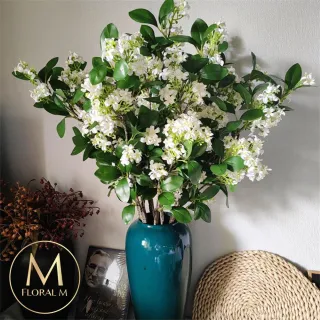 【Floral M】法式花園寵兒千里香桂花仿真花花材1入組(人造花/仿真花/假花/花藝DIY/裝飾花材)