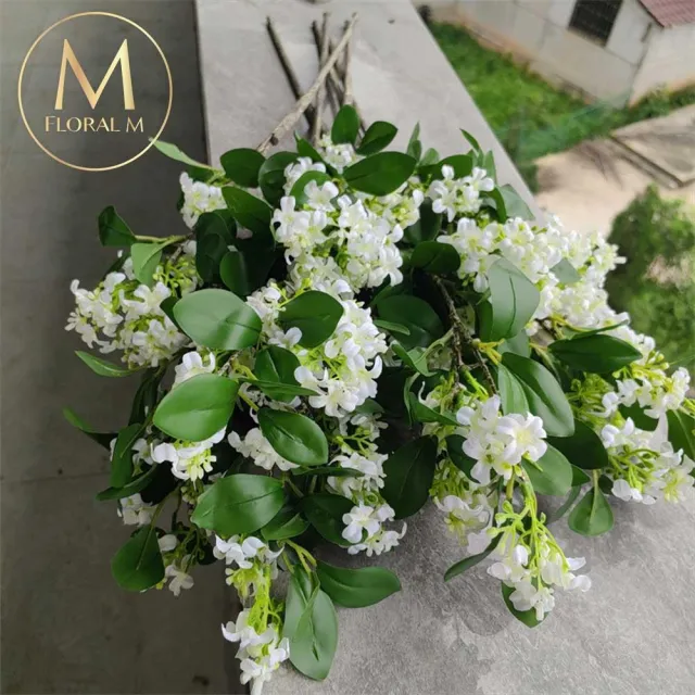 【Floral M】法式花園寵兒千里香桂花仿真花花材1入組(人造花/仿真花/假花/花藝DIY/裝飾花材)