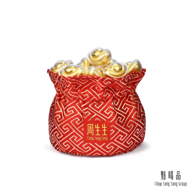 【點睛品】聚寶盆金元寶 黃金擺件