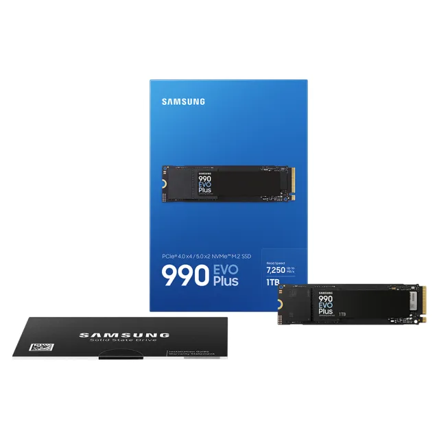 【Samsung 三星】990 EVO Plus 1TB M.2 2280 PCIe 4.0 SSD固態硬碟(MZ-V9S1T0BW)