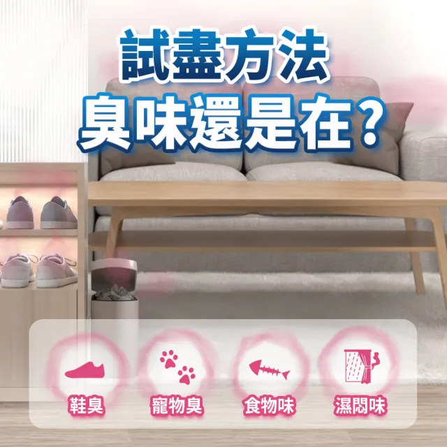 【風倍清】全新室內用 抗菌消臭防臭劑 6入裝 清潔 小幫手