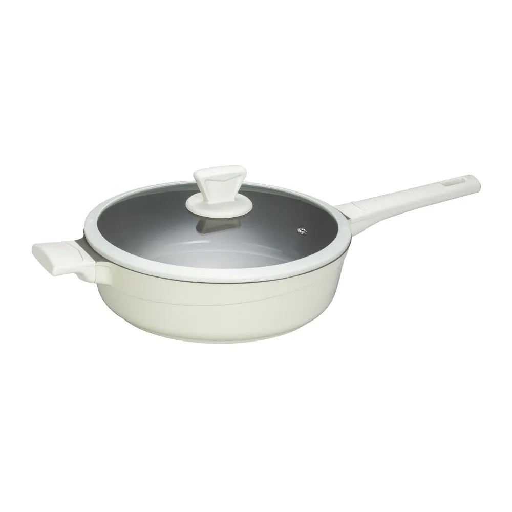 【SILWA 西華】鈦陶瓷不沾深煎鍋28cm(含蓋)