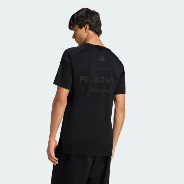 【adidas 愛迪達】Mer Lot Drjsy M 男 T恤 運動上衣 休閒短袖 黑 吸濕排汗 賽車服(KE5938)