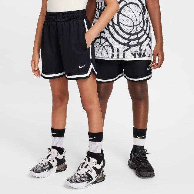 【NIKE 耐吉】短褲 童裝 大童 男女童 運動褲 B NK DF DNA 24 SHORT 5IN 黑白 FZ5240-010