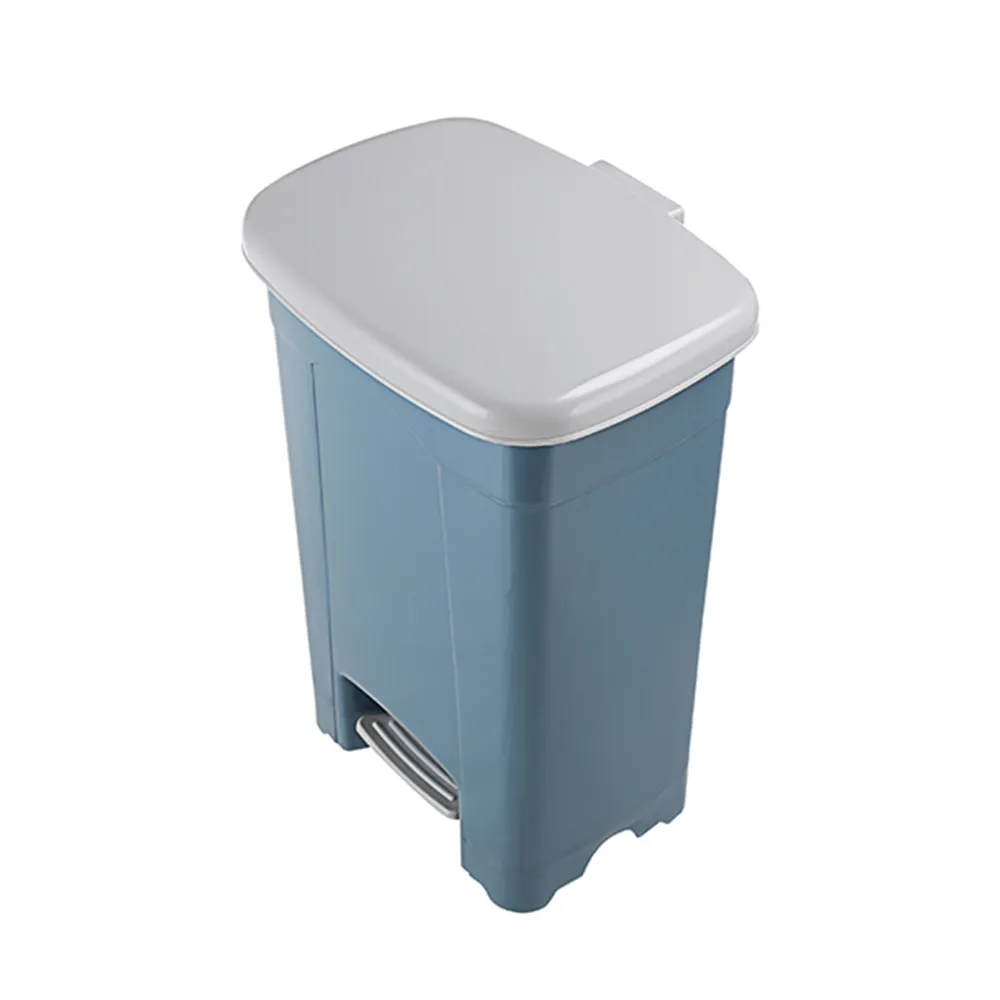【KEYWAY 聯府】SO040 現代腳踏式垃圾桶-特大-40L-2色可選(MIT台灣製造/踩踏式垃圾桶/腳踏垃圾桶)