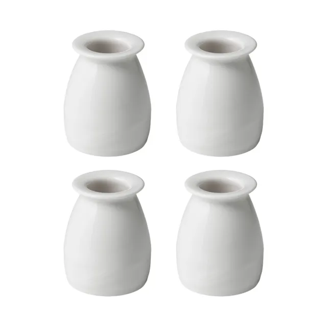 【Royal Porcelain】IUSE研選 PRIMA牙籤盅 H5cm-4入(泰國皇室御用餐瓷 環保裸裝)