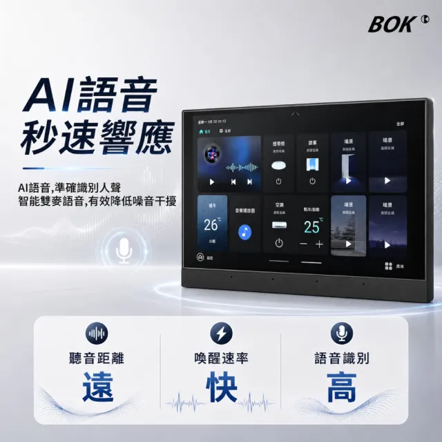 【BOK】SH2R 智能多房間中控主機+ IF-106 6.5吋室內戶外高壓二用喇叭（8支）